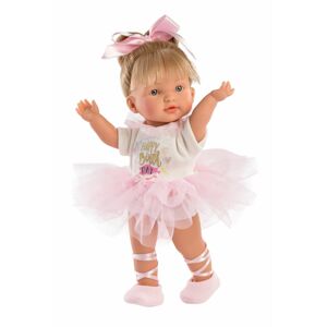 Llorens Llorens 28035 VALERIA - realistická bábika bábätko s celovinylovým telom - 28 cm MA4-28035