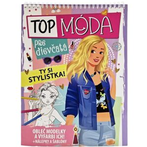 FONI-BOOK Top móda pre dievčatá s nálepkami a šablónami 945696 - Kniha