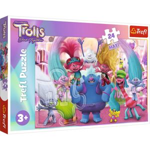 Trefl Trefl Puzzle 24 Maxi - Vo svete Trollov / Universal Trolls 3 (2023) 14359