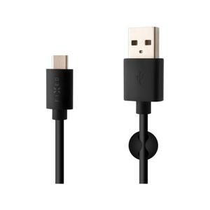 FIXED kábel USB-C 2m 3A čierny FIXD-UC2M-BK