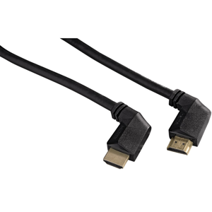 Hama HDMI kábel vidlica-vidlica, kolmé konektory, pozlátený, 3*, 3 m 122116