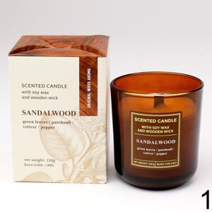 Sandalwood 150g 36984SW - Sviečka voňavá v skle