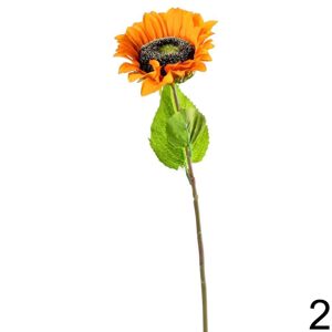 Slnečnica ks oranžová 40cm 207650O - Umelé kvety