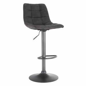 LAHELA SI/CI  + 10% zľava na domáce potreby - stolička barová sivá/čierna