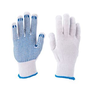 EXTOL - Rukavice bavlnené s PVC terčíkmi na dlani, veľkosť 10"