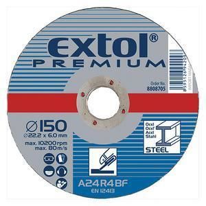 EXTOL 8808700 Kotúč brúsny na kov 115x6.0x22