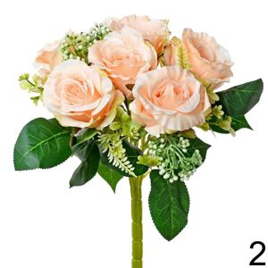 Kytica ruža RUŽOVÁ 35cm 201980R - Umelé kvety