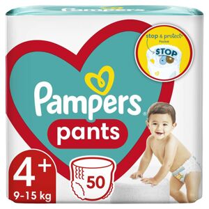 PAMPERS Active Baby-Dry Pants Nohavičky plienkové jednorazové 4+ (9-15 kg) 50 ks  - JUMBO PACK 133164