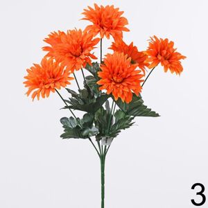 Kytica chryzantéma oranžová 42cm 1500323O - Umelé kvety