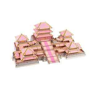 Woodcraft construction kit Drevené 3D puzzle Epang palace HF04 - 3D skladačka