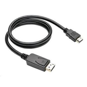 C-Tech DisplayPort samec - HDMI samec 1m - prepojovací kábel