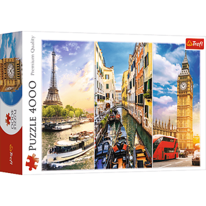 Trefl Trefl Puzzle 4000 Výlet okolo Európy 45009