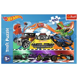 Trefl Trefl Puzzle 100 dielikov - Rýchlostné autá / Hot Wheels 16466