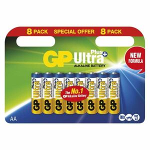 GP Ultra Plus LR6 (AA) 8ks - Batérie alkalické