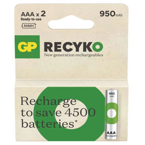 GP ReCyko HR03 (AAA) 950mAh 2ks B25112 - Nabíjacie batérie