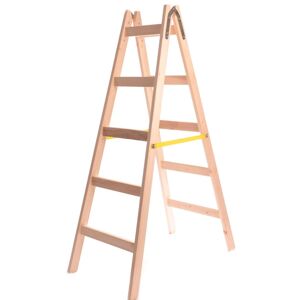 Strend Pro 251417 - Rebrík, 5 priečkový, drevené štafle, 1,6 m, max. 150 kg