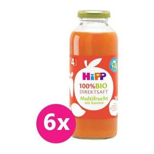 6x HiPP 100 % Bio Juice Ovocna šťava s mrkvou VP-F115215