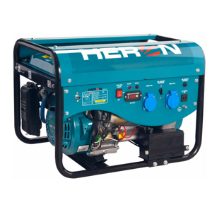 HERON 8896317 - Elektrocentrála benzínová a plynová 1F, 2,4kW, elektrický štart