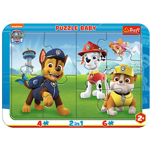 Trefl Trefl Baby puzzle s rámčekom - Paw Patrol 80022
