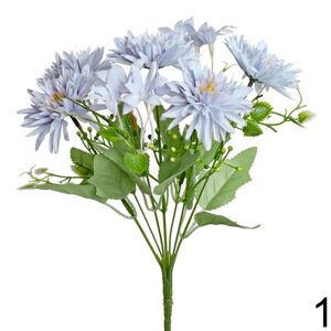Kytica chryzantémy modrá X7 30cm 218839M - Umelé kvety