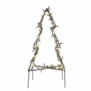 Emos LED vianočný stromček kovový 50cm, vonkajší aj vnútorný, teplá biela DCZW05 - Vianočná dekorácia