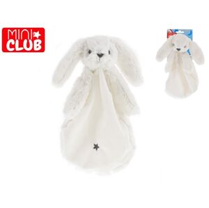 MIKRO -  Mini Club zaspávačik zajačik plyšový biely 27cm 93932