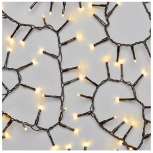 Emos LED vianočná reťaz – cluster/ježko 8m, teplá biela, časovač D4BW02 - Vianočné osvetlenie vonkajšie aj vnútorné