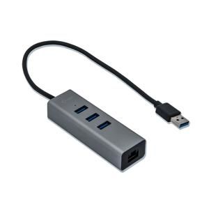 i-Tec Metal USB 3.0 Hub 3-Port + Gigabit Ethernet Adapter U3METALG3HUB