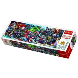 Trefl_vypredaj Trefl Panoramatické puzzle 1000 - Marvel Universe 29047