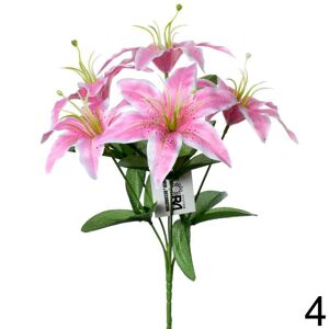 Kytica ľalia ružová 36cm 207562R - Umelé kvety