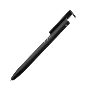 FIXED Pen čierne - Písacie pero 3v1 so stylusom pre dotykové displeje a stojanom - stylus