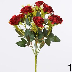 Kytica ruža červená - Umelé kvety