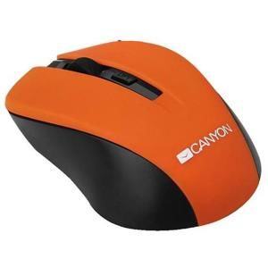 Canyon CNE-CMSW1O Wireless optická myš čierno-oranžová