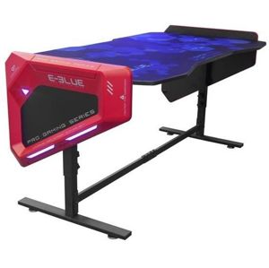 E-Blue EGT003BK - Hráčsky stôl (165x88cm) RGB podsvietenie