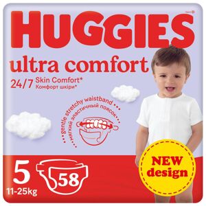 HUGGIES® Plienky jednorazové Ultra Comfort Mega 5 (11-25 ks) 58 ks 1677399