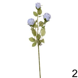 Ruža kus modrá 50cm 218831M - Umelé kvety