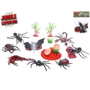 MIKRO -  Jungle Expedition - hmyz a jašterice 17ks 570395 - figurky