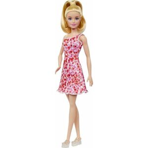 Mattel Mattel Barbie modelka - Ružové kvietkové šaty 25HJT02