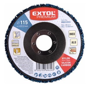 EXTOL 8803353 - Kotúč brúsny silikón-karbid, O115mm