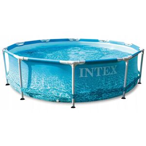 Intex Záhradný bazén INTEX 28208 Beachside Metal Frame 305 x 76 cm s kartušovou filtráciou 28208 - Bazén