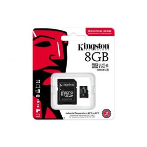 Kingston Industrial MicroSDHC 8GB class 10 (r100MB,w80MB) SDCIT2/8GB - Pamäťová karta + adaptér