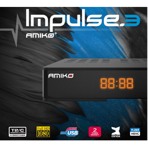 Amiko IMPULSE 3 H265 T2/C 3615 - DVB-T2/C prijímač