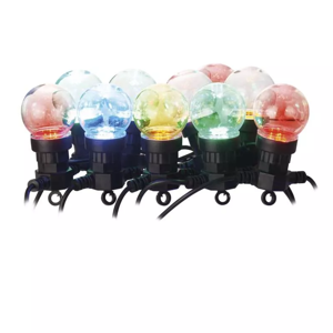 Emos LED svetelná reťaz – 10x párty žiarovky 5m vonkajšia aj vnútorná, multicolor DCPM01 - Dekoratívne osvetlenie