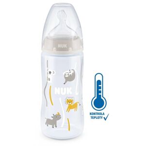 NUK FC+ fľaša s kontrolou teploty 300 ml - béžová 10741103