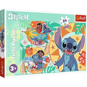 Trefl Trefl Puzzle Lilo&Stitch: Šťastný deň MAXI 24 dielikov 14365