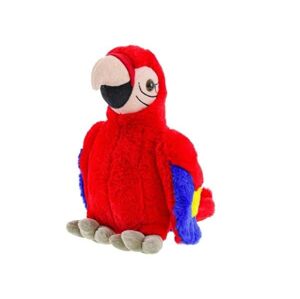 Mikro Papagáj plyšový 27cm červený 93771 - Plyšová hračka