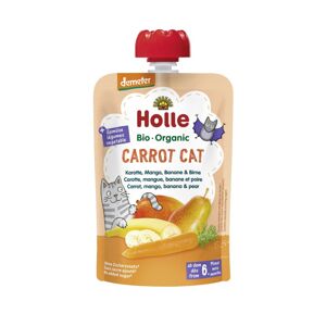 HOLLE Carrot Cat Bio pyré mrkva mango banán hruška 100 g (6+) 151204