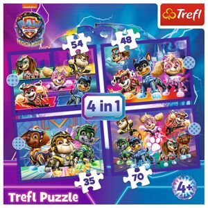 Trefl Trefl Puzzle 4v1 - Hrdinovia zachraňujú / Viacom PAW PATROL: THE MIGHTY MOVIE 2023 34621