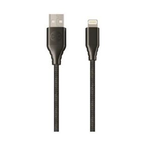 Forever Core Lightning MFI 3m čierny textilný - lightning USB kábel MFI 2.4A