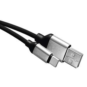Emos Kábel USB-C 1m čierny SM7025BL